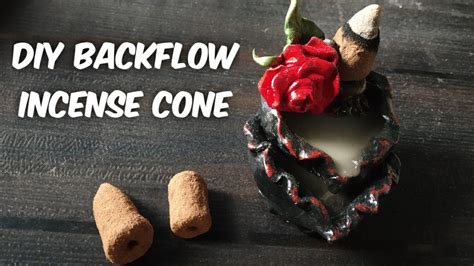 How to Make Back Flow Incense Burner Cone - YouTube