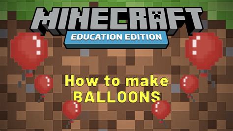 How to Make Balloons in Minecraft 
