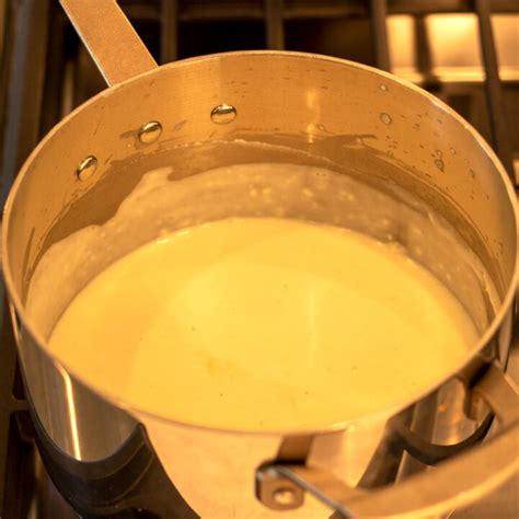 How to Make Bechamel Sauce First...you have a beer