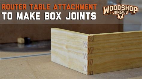 How to Make Box Joints with a Router Table DIY Jig Plans Woodworking