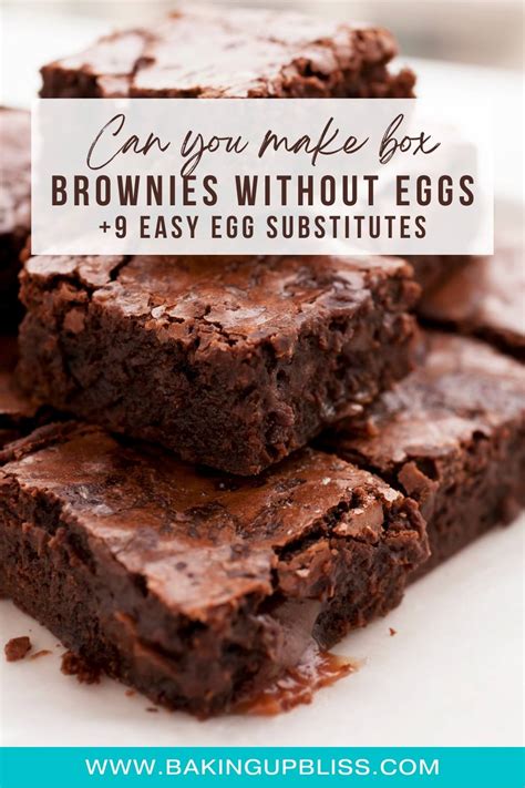 How to Make Brownies without Eggs (6 Substitutes + Recipes)