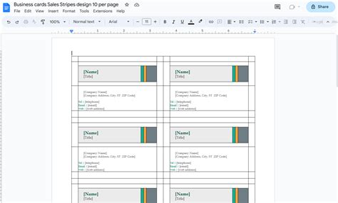 How to Make Business Cards on Google Docs Wiki Tech GO
