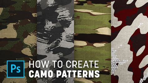 How to Make Camouflage Pattern YouTube