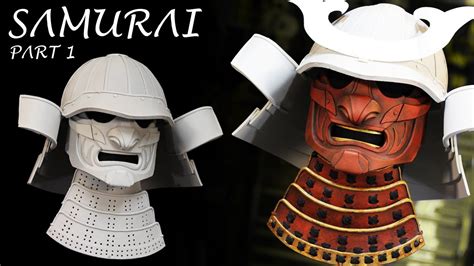 How to Make Cardboard Samurai Menpo