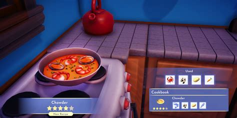 How to Make Chowder in Disney Dreamlight Valley