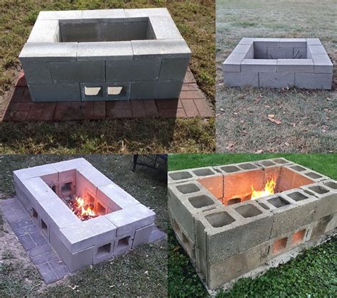 How to Make Cinder Block Fire Pits