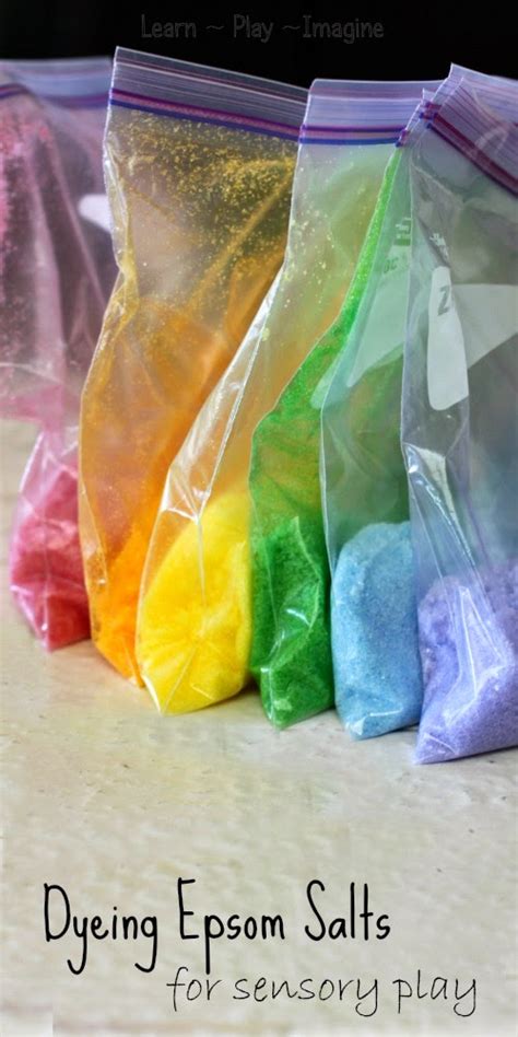 How to Make Colored Epsom Salts