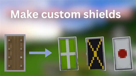 How to Make Custom Shield Easily Minecraft TUTORIAL YouTube