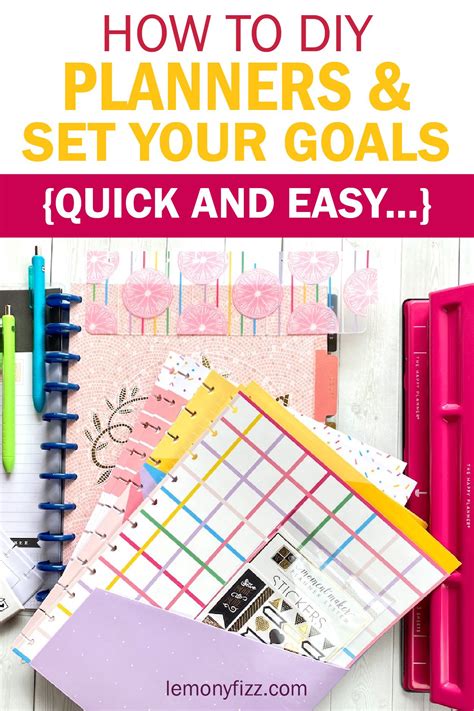 How to Make DIY Planners with Printables and Accessories in 2020