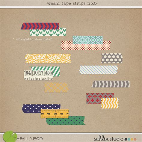 How to Make Digital Washi Tape in Photoshop or Elements