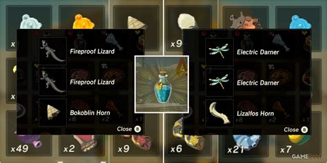 How to Make Elixirs in Zelda BOTW
