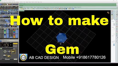 How to Make Gems in Custom Gem Builder in Matrix 9 jewelry cad design