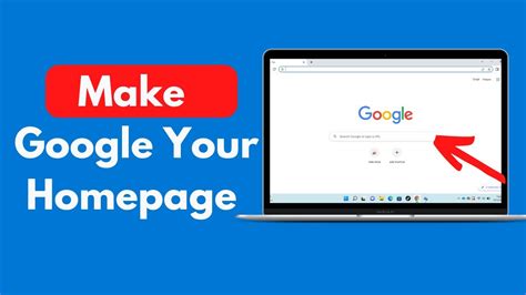How to Make Google Your Home Page