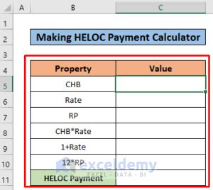 How to Make HELOC Payment Calculator in Excel ExcelDemy
