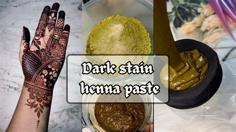 How to Make Henna Paste at Home!! : 7 Steps (with …