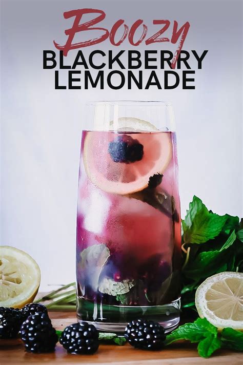 How to Make Homemade Boozy Blackberry Lemonade