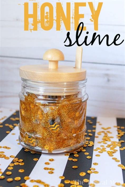 How to Make Honey Slime · The Typical Mom