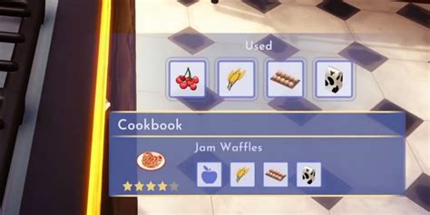 How to Make Jam Waffles in Disney Dreamlight Valley