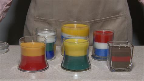 How to Make Layered Candles by Candlewic - YouTube