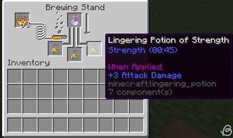 How to Make Lingering Potion of Healing in Minecraft