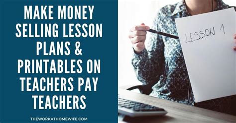 How to Make Money by Selling Lesson Plans Online