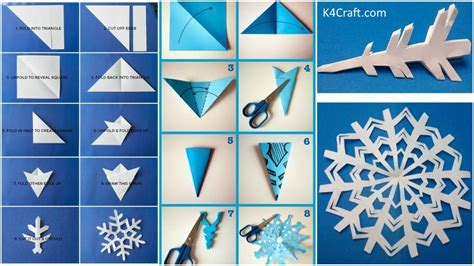 How to Make Paper Snowflakes One Little Project in 2020 Paper