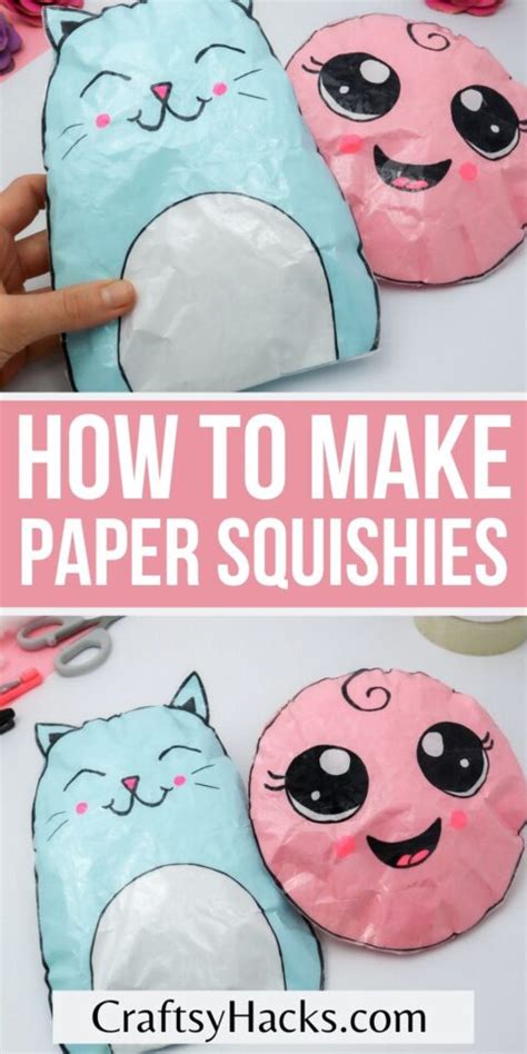 How to Make Paper Squishies (Stepbystep Tutorial) Craftsy Hacks