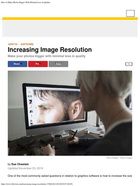 How to Make Photos Bigger With Minimal Loss in Quality