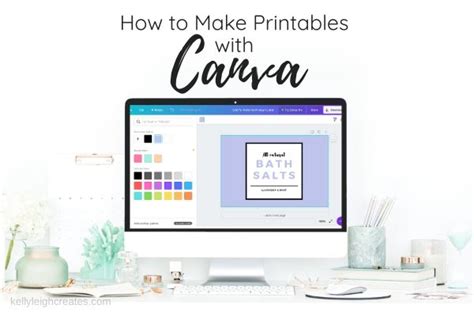 How to Make Printables with Canva in 2020 Blogger design, Canva