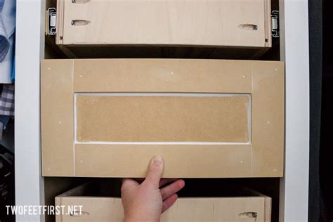 How to Make Quick and Easy Shaker Style Drawer Fronts