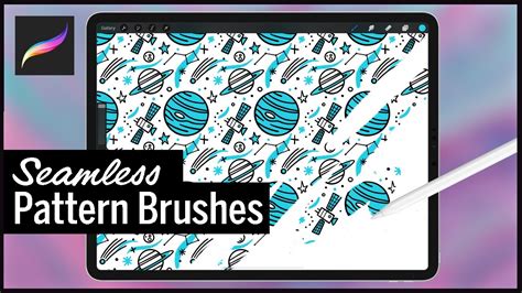How to Make Seamless PATTERN BRUSHES in Procreate MULTICOLOR! YouTube