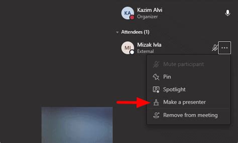 How to Make Someone Else a Presenter in a Microsoft Teams Meeting