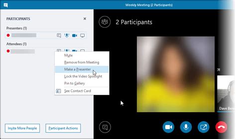 How to Make Someone a Presenter on Skype
