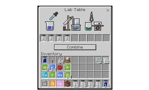 How to Make Use Lab Table in Minecraft Chemistry