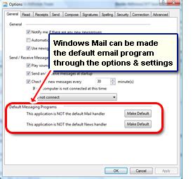 How to Make Windows Mail Your Default Email Program