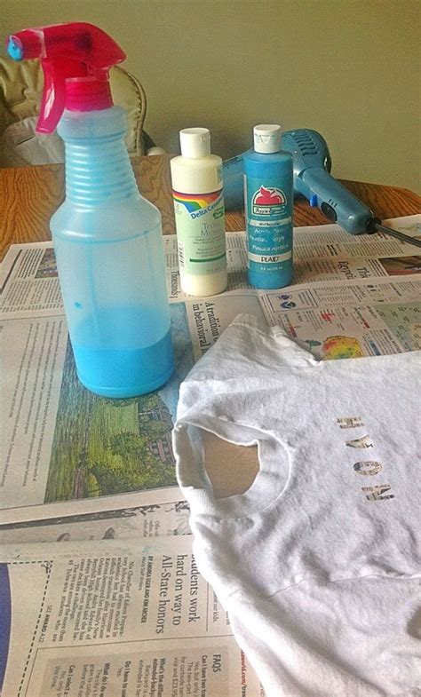 How to Make Your Own DIY Fabric Spray Paint