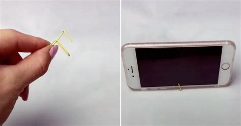 How to Make Your Phone Stand With a Paperclip POPSUGAR Tech