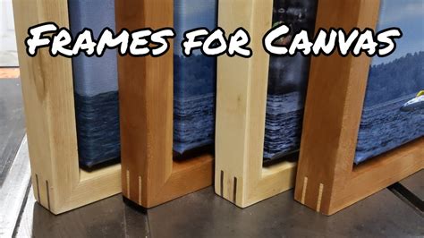 How to Make a Canvas Frame YouTube Canvas frame, Floating canvas