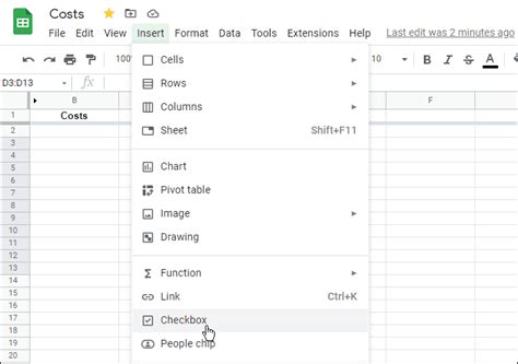 How to Make a Checklist in Google Sheets