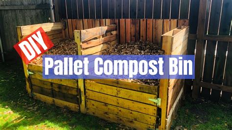 How to Make a Compost Bin from Pallets - YouTube