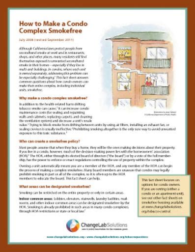 How to Make a Condo Complex Smokefree - ChangeLab …