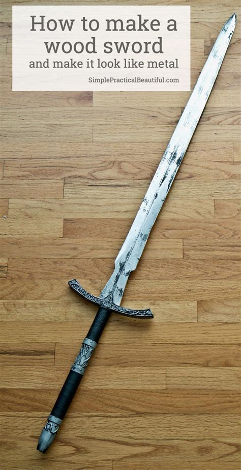 How to Make a Cosplay Sword Out of Wood?