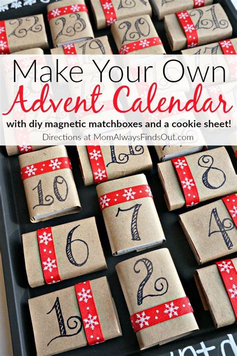How to Make a DIY Matchbox Advent Calendar for Christmas
