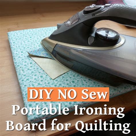 How to Make a DIY Tabletop Ironing Board - CraftyMarie