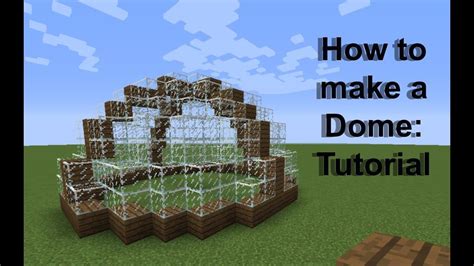 How to Make a Dome in Minecraft (Tutorial)