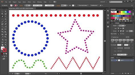How to Make a Dotted/Dashed Line in Adobe Illustrator