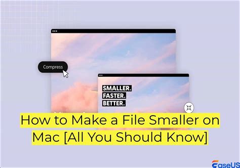 How to Make a File Smaller on a Mac