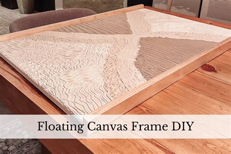 How to Make a Floating Canvas Frame Better Homes & Gardens