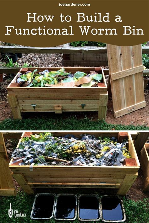 How to Make a Functional Worm Bin YouTube