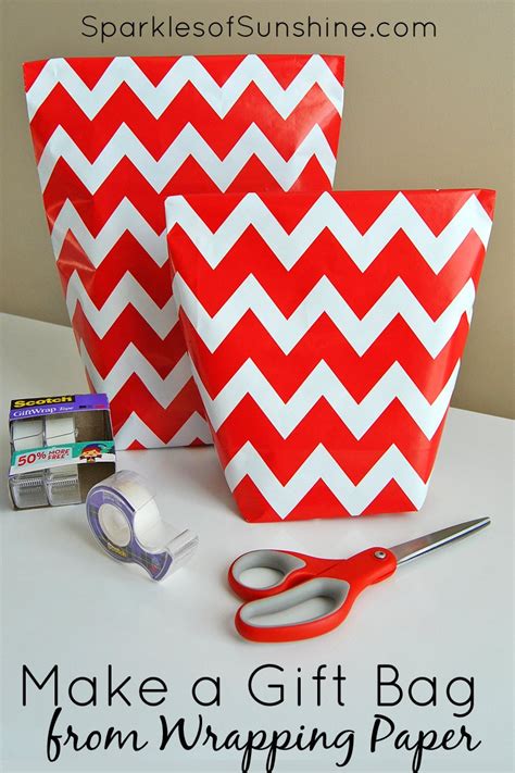 How to Make a Gift Bag from Wrapping Paper in 5 Simple Steps
